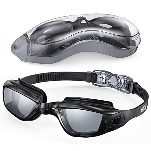 Aegend No Leaking Anti Fog UV Protection Swimming Goggles w/ Case from $4