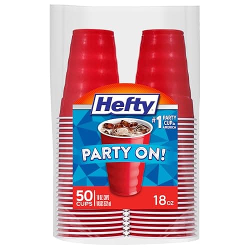 Hefty Disposable Plastic Cups 50-Pack Only $4.67 Shipped on Amazon
