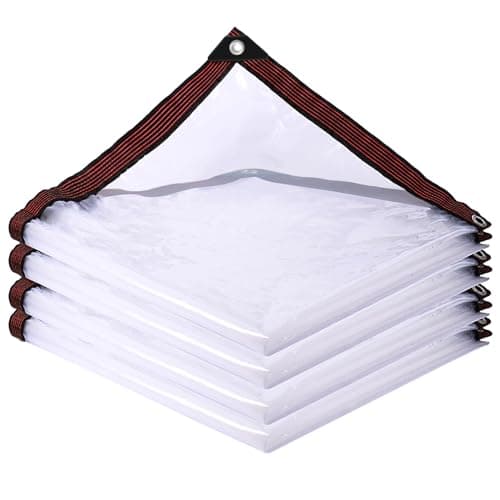 10' x 10' Cenhadam Waterproof Clear Tarp w/ Grommets $13.36 + Free Shipping w/ Prime or on $35+