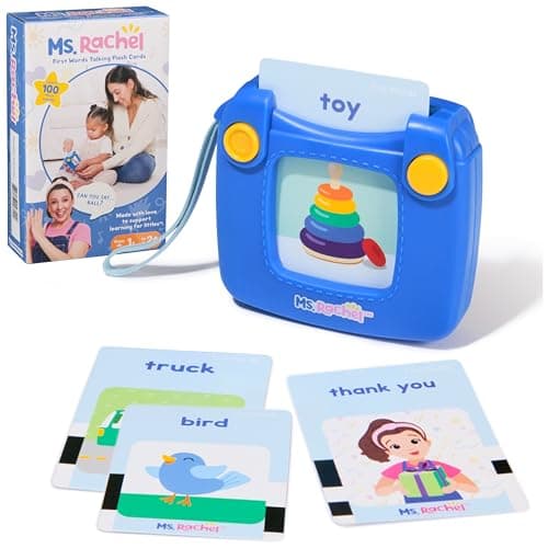 Ms. Rachel Official First Words Talking Flash Cards with Electronic Reader, 100 Words, Educational Toys & Toddler Toys for Girls & Boys Ages 1-2+ $8.99