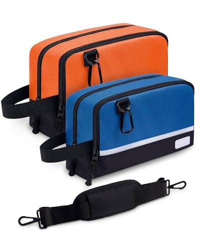 Elviros Travel 2 Pack Small Tool Bags with Strap 12" & 10"