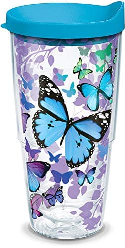 Tervis Blue Endless Butterfly ...inks Cold & Hot, 24oz, Classic