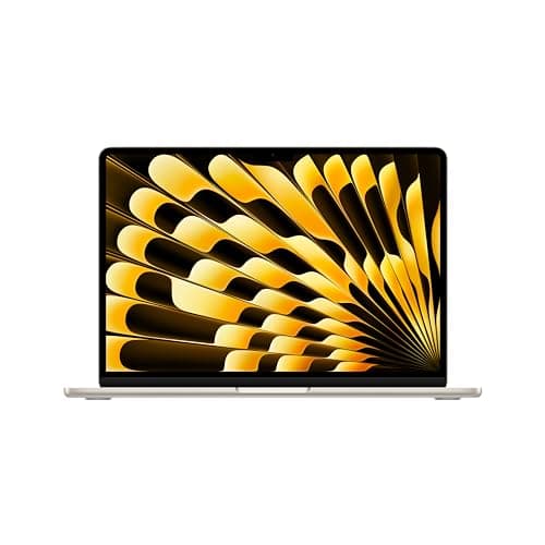 Apple 2024 MacBook Air 13-inch... Keyboard, Touch ID; Starlight