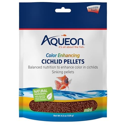 [NEW, SnS] $0.80 | 4.5-Oz Aqueon Cichlid Food Color Enhancing at Amazon