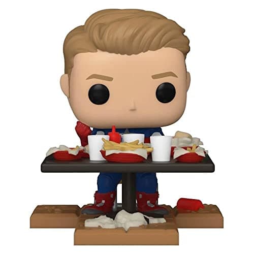 Funko Pop Deluxe Marvel: Avengers Victory Shawarma Series - Captain America Figure 4 of 6 - Amazon Exclusive - Collectable Vinyl Figure - Gift Idea - Official Merchandise - Toys for Kids & Adults
