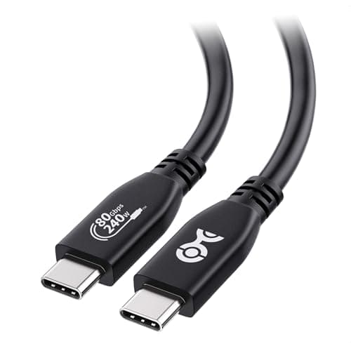 $15.99* | 4.9' Cable Matters USB-IF Certified 80Gbps 240W USB 4 Thunderbolt Cable at Amazon