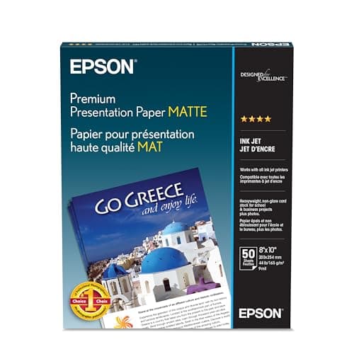 Epson Premium Presentation Pap...Sheets) (S041467),Bright White