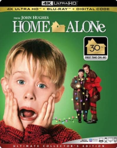 Home Alone 4K UHD + Blu Ray + Digital $17.58 Amazon.com