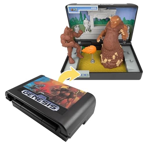 SEGA Genesis Cartridge Collectible Altered Beast Retro Graveyard Diorama Set $9.10