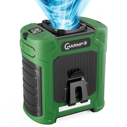 CHARMP 10000mAh Rechargeable Belt Clip Waist Fan $10 + Free Shipping w/ Prime or on $35+