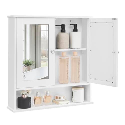 VASAGLE Bathroom Cabinet with ...2.2 x 23 Inches, White ULHC002