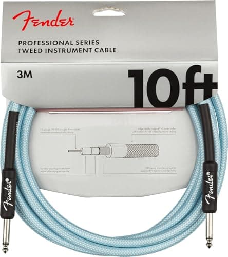 [Prime] $11.99 | Fender Professional Series Tweed Instrument Cable, 10ft at Amazon
