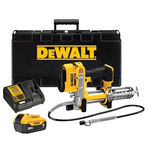 [AC] $219 | DEWALT Grease Gun Kit 20V MAX with 4.0Ah Battery and Charger (DCGG571M1) at Amazon