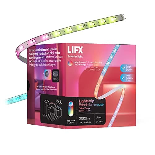 LIFX Supercolor Smart LED Stri...gle Home, Music Sync, Dimmable