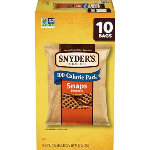 10-Pack .92-Oz Snyder's of Hanover Pretzels Snaps $4.49 w/ S&S + Free Shipping w/ Prime or on $35+