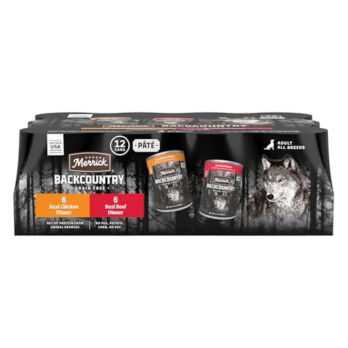 Merrick Backcountry Grain Free...es - (Pack of 12) 9.5 lb. Cans