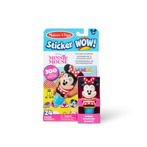 24-Page  Melissa & Doug Disney Mickey Mouse  WOW! Activity Pad and Sticker Stamper $4.74 + Free Shipping w/ Prime or on $35+