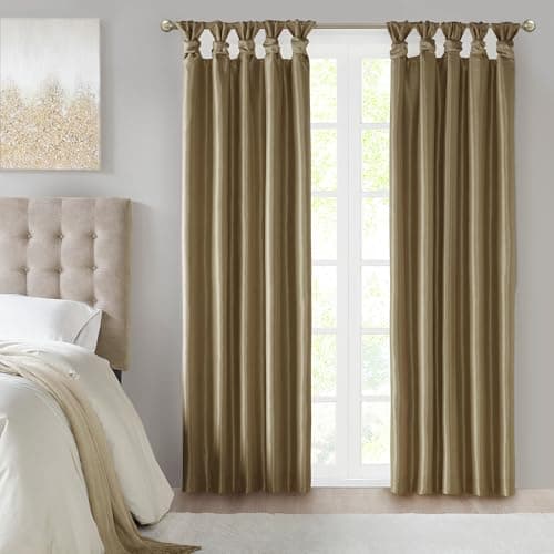 Madison Park Emilia Faux Silk ...m and Dorm, 50 x 95 in, Bronze