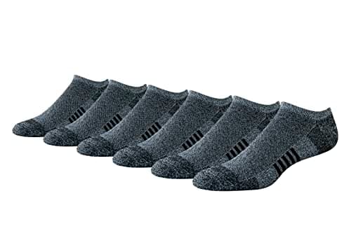 Amazon Essentials Men's Cotton Cushioned No-Show Athletic Socks 6-Pack for $7.01 via Sub. & Save + free shipping w/ Prime