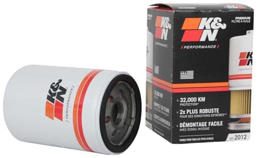 K&N Premium Oil Filter: 20,000...ion for Select Models) HP-2012