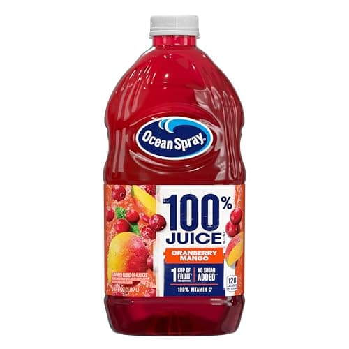 Ocean Spray® 100% Juice Cranberry Mango Juice Blend, 64 Fl Oz Bottle~$2.85 With S&S @ Amazon