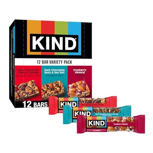 KIND Healthy Snacks Bars Varie...Cashew, 4-6g Protein, 12 Count