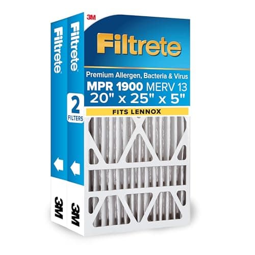 Filtrete 20x25x5 (SlimFit) AC ...tual Size 19.63x24.75x4.31 in)