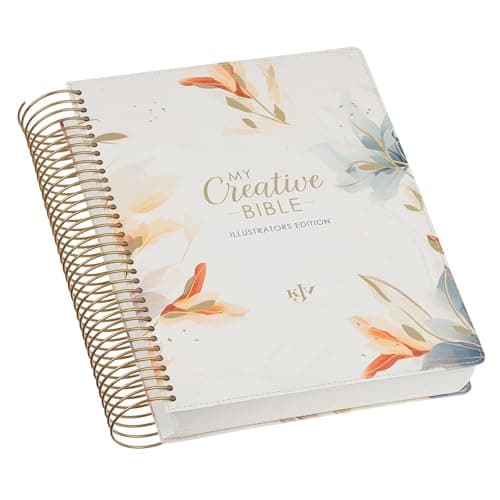 KJV Holy Bible, My Creative Bi...es Version, Cream Floral Print