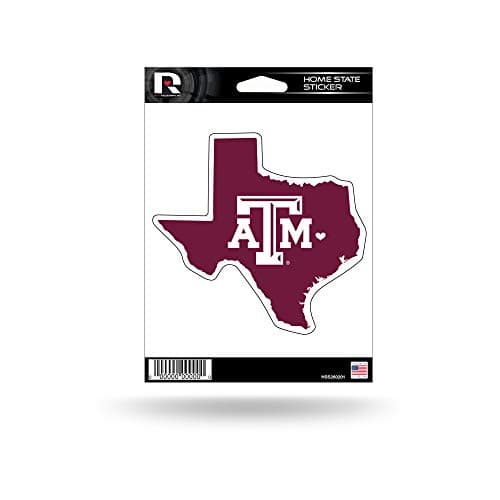 Rico Industries Texas A&M Aggi...e State Sticker, 5.00" x 7.00"