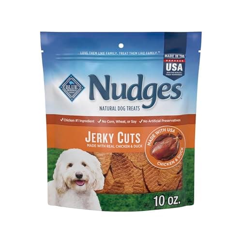 Blue Buffalo Nudges Jerky Cuts...Natural Dog Treats, Duck, 10oz