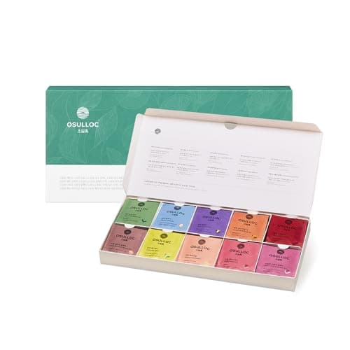 40-Count OSULLOC Organic Premium Tea Collection (Variety Pack) $28 + Free Shipping w/ Prime or on Orders $35+