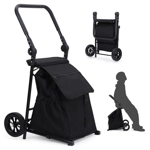 GarveeHome 2 in 1 Foldable Sho..., Black, 132 LBS Load Capacity