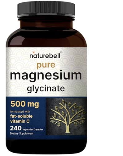 [S&S] Naturebell Pure Magnesium Glycinate 500mg, 240 Veggie Capsules $14.36