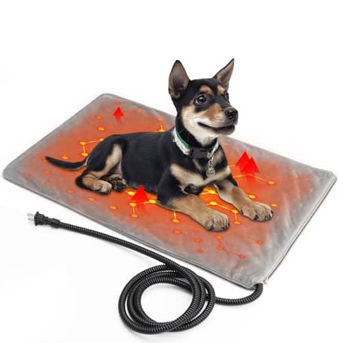 Texsens 27.6" x 15.8" Pet Heating Pad w/ Chew Resistant Cord & Removable Cover $8.49 + Free Shipping w/ Prime or on $35+