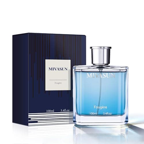 MivaSun Luxury Cologne For Men, 100ml / 3.4 fl.oz Eau de Parfum, Long Lasting Woody Aromatic Fragrance with Lemon, Cedarwood & Patchouli, Fresh Lavender Scent, Elegant Signature Perfume Gift for Him