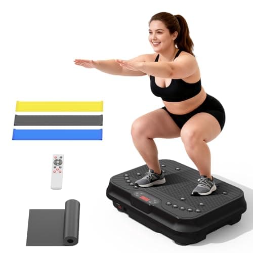 Vibration Plate Exercise Machine w/ Accessories Just $39.99 Shipped on Amazon (Reg. $64)
