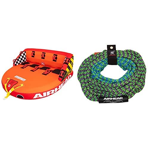 Airhead Great Big Mable, 1-4 R...4 Rider Towable Tubes, 60-Feet