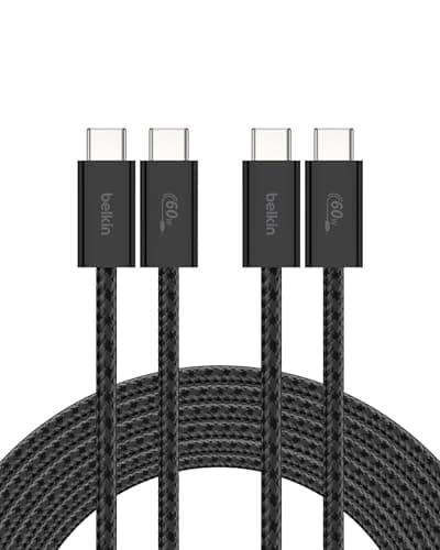 Belkin USB C to USB C Cable 2-...ore, Travel Essentials - Black