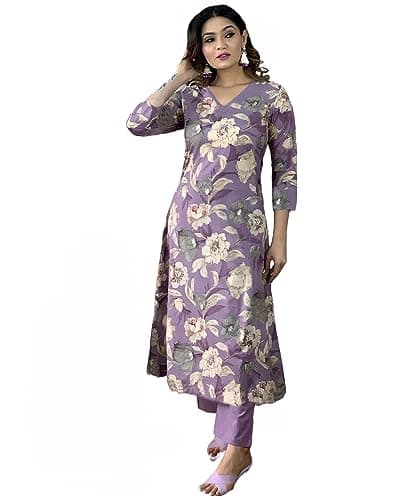 Aashita Creations Womens Kurta with Pant_405