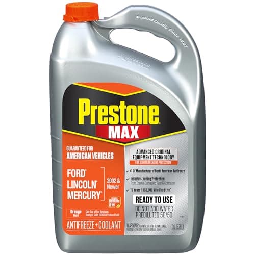 Prestone MAX Orange 50/50 Anti...utomotive Coolant, Pack of One