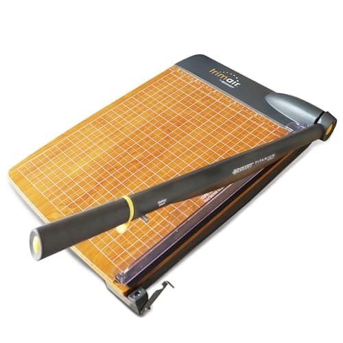 $38.02: Westcott TrimAir Wood Guillotine Paper Cutter & Paper Trimmer, 30 Sheet (15107)