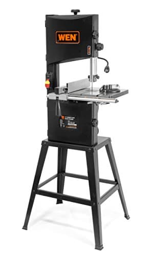 WEN Band Saw with Stand, 10-In...-Amp, Two-Speed (BA3962),Black