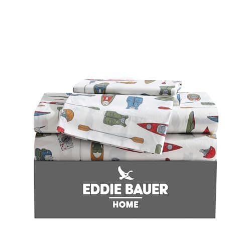 Eddie Bauer - Queen Sheets, Co...Decor (Kayak Adventure, Queen)