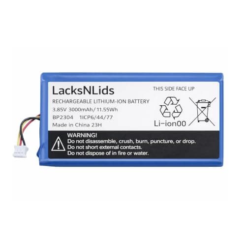 LacksNLids Replacement Battery for Infant Optics DXR-8 Pro & Pro SS only, 3.85V 3000mAh Lithium Ion
