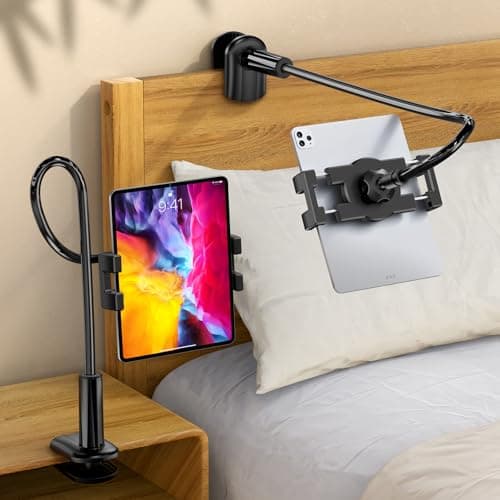 bokilino Gooseneck Tablet Holder Stand w/ Adjustable Flexible Long Arm (Black) $14.94 + Free Shipping w/ Prime or on $35+