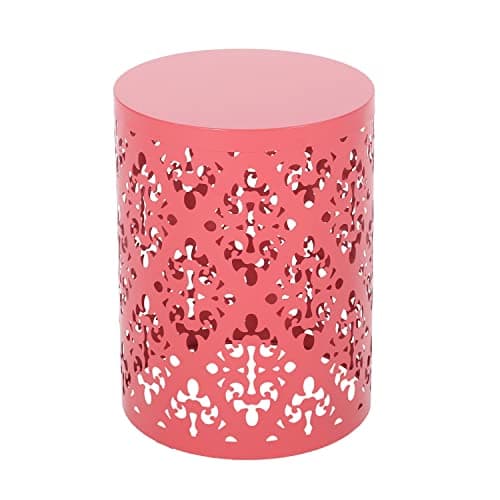 Christopher Knight Home Mathen...tdoor Side Tables - Dark Coral