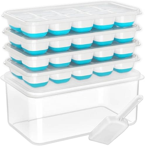 Ice Cube Tray w/ Lid, Bin, & Scoop Just $6.49 Shipped for Amazon Prime Members