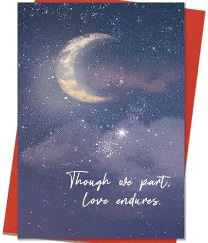 Mcduldul Condolences Card, Sympathy Cards for Loss of Loved One, Memorial Gifts for Loss of Dad Mom, Thinking of You Cards