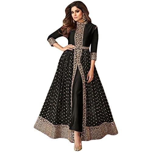 stylishfashion Eid Special Stitched Slit Anarkali Gown Pakistani Indian Designer Anarkali Shalwar Kameez Suits (US, Numeric, 34, Regular, Regular, Choice 2)
