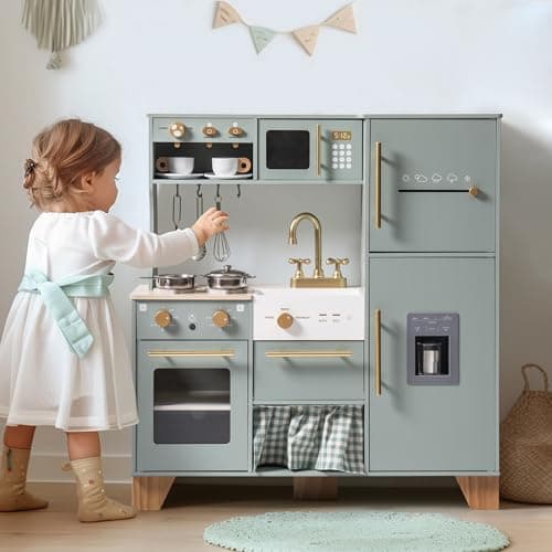 ROBOTIME Play Kitchen for Kids...3+ Year Old Kids, Girls & Boys